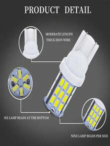 20pcs T10 921 168 LED Bulbs White, Super Bright 42smd 3014 LED Replacement 12 Volt RV Camper Trailer Boat Trunk Interior Dome Map License Lights - White - View 3