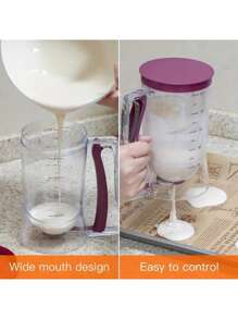 1pc Batter Separator And Dispenser With Precise Measurements, Handheld Cupcake Batter Funnel, Baking Tool For Perfect Cakes, Kitchen Gadget Accessory Home Appliances Accessories Gadgets Tools Christmas Stuff Cooking Christmas - View 7