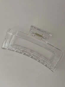2/1 pezzo Fermagli per capelli in plastica leggera e semplice stile trasparente, adatti per uscire, uso quotidiano, doccia e acconciature raccolte, fermagli per capelli, accessori per capelli da donna adatti per vacanze, outfit estivi, abbigliamento scolastico e universitario in autunno e inverno - Multicolore - Visualizzare 4