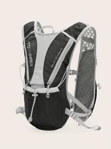 Mochila Unisex Para Correr, Mochila De Hidratación Para Maratón, Mochila Ligera Para Ciclismo Con Bolsa De Agua Para Hombres Y Mujeres, 1 Ud. - Negro - Ver 1