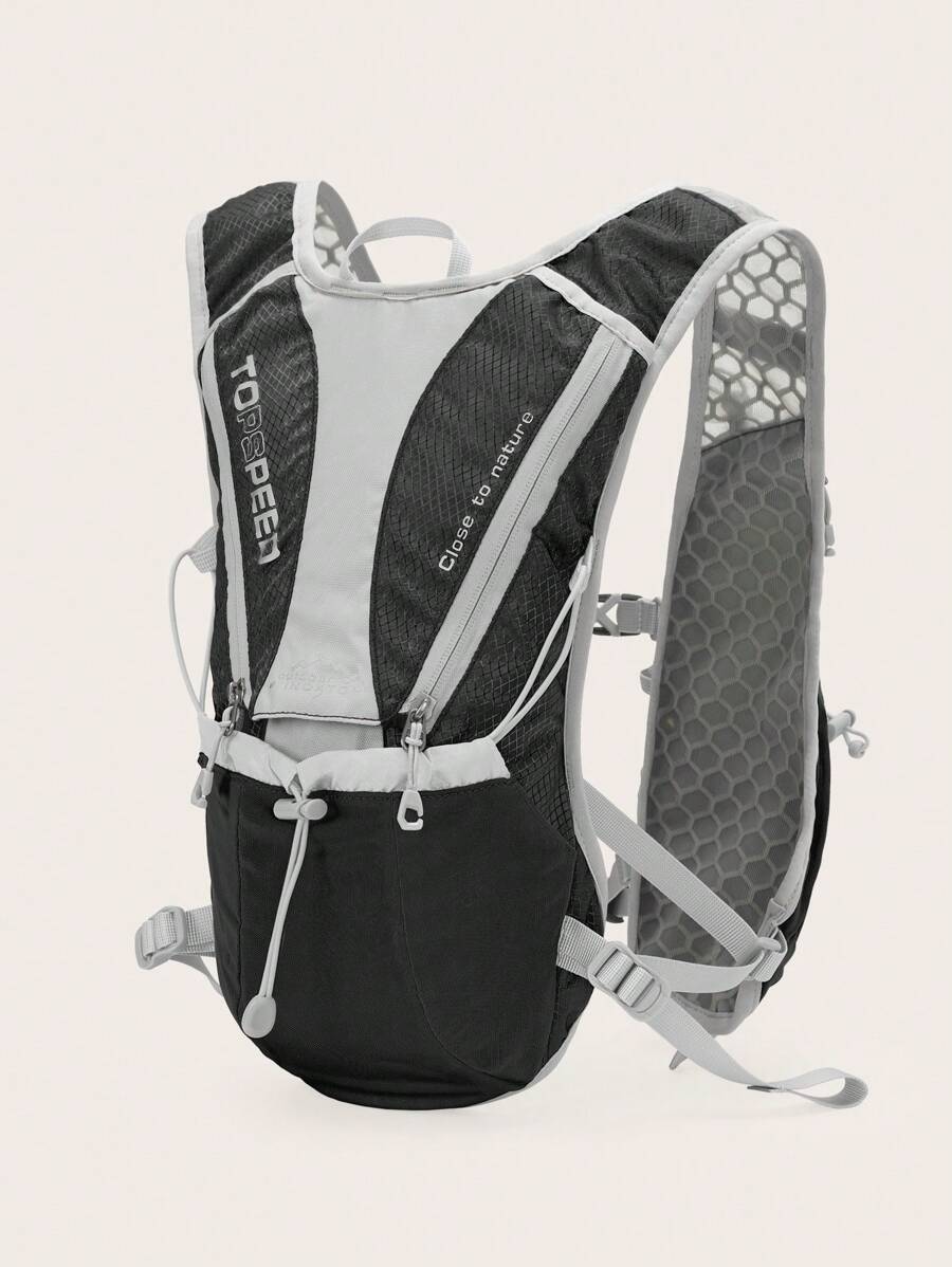 Mochila Unisex Para Correr, Mochila De Hidratación Para Maratón, Mochila Ligera Para Ciclismo Con Bolsa De Agua Para Hombres Y Mujeres, 1 Ud. - Negro - Ver 1