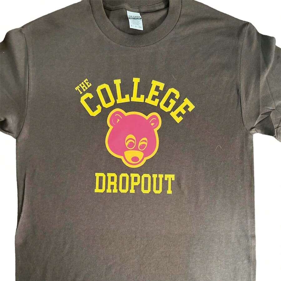 Playera kanye west collage - Marrón Chocolate - Ver 1