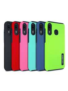 Funda New Case Uso Rudo Para Galaxy A20 / A30 + Mica - Verde Lima - Ver 5