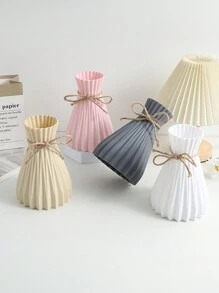 1pc Plastic Flower Vase, Unbreakable Vases Creative Home Decoration For Wedding Party Festival, Decorations, Gifts, Home Decor, Halloween Decor, Decorations, Kitchen Decor Birthday Graduation Back To School Room Decor School Supplies Glass Vase