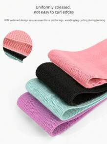 1入組粉色中等反抗瑜伽帶,防滑健身帶,拉伸帶,瑜伽帶