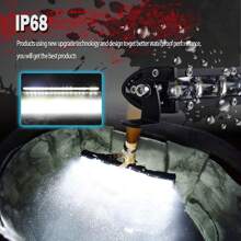 6D Slim Led Light Bar 12V 24V 7" 14" 20" Spot Flood Combo For SUV 4X4 Off Road LED Work Light Lamp - Black - View 4