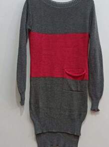 Women Knit Tops - 深灰色 - 查看 1