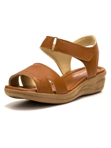 MR TRY SHOES Women Flat Sandals - 芥末黃 - 查看 1