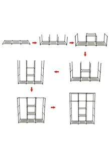 Portable Closets - Negro - Ver 7