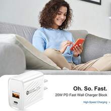 1 個美國標準充電器 - 白色 - 查看 6