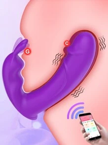 APP Remote Control Rabbit Vibrator Clitoris G-spot Stimulation Dildo Vibrator 10 Powerful Vibration Modes Sex Toy For Women