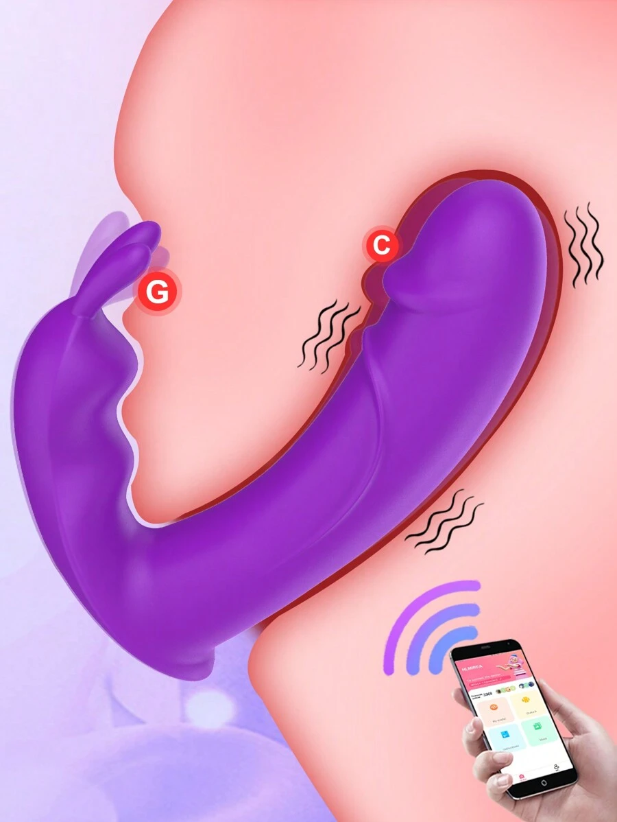 APP Remote Control Rabbit Vibrator Clitoris G-spot Stimulation Dildo Vibrator 10 Powerful Vibration Modes Sex Toy For Women