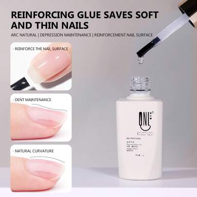 RS Nail 12g Nail Reinforce Gel Ilder Nail Gel Multifunctional Clear Gel Nail Polish Nail Strengthener Gel Nail Extension Hard Gel Builder For Nails Repair