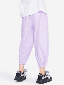 Annil 童装女童轻薄防蚊长裤单裤春夏打底裤透气清凉休闲裤潮流百搭