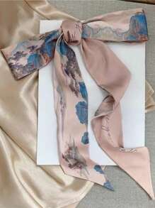 8 件女士蝴蝶结发带、围巾、头带、领带头巾、春季丝带蝴蝶结围巾和优雅头巾头带吸汗带、蝴蝶结配饰、学校用品、学院、头带秋冬发带发饰女士度假装 - 彩色 - 查看 3