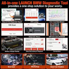 Launch X431 Creader Elite Automotive Diagnostic Tool, Full-system Obd Obd2 Scanner, Active Test, Ecu Coding, Free Update For Bmw And Permanent Free Upgrade - For BMW - View 5
