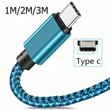 1 pack braided charging cable