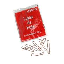 Ligas Hercules de hule natural no. 18. bolsa con 80 gramos - Beis - Ver 2