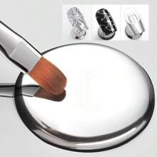 XEIJAYI 1PC Mirror Silver Metallic Painting Gel Nail Polish Soak Off Gel Nail Polish Silver Mirror Glitter UV Gel For Home Manicure DIY - Silver - View 2