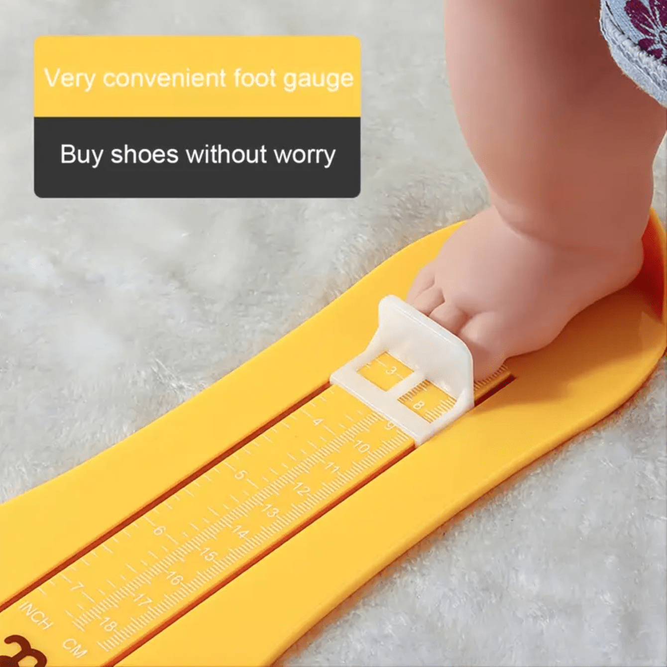 1pc Baby Foot Measuring Device, Accurately Measure Your Toddler's Foot