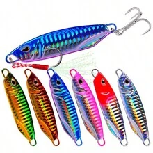 1 件裝 10 克/15 克/20 克/30 克/40 克/50 克激光夾具日本 Duo 金屬夾具魚餌慢夾具鉛魚餌人工夾具 - 黃色 - 查看 3