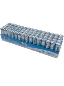 Pack De 60 Baterías/Pilas AA R6 UM-3 1.5V - Azul - Ver 1