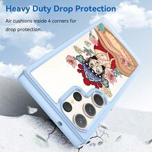 华丽多彩的奢华潮流手机壳适用于三星 Galaxy S23 Ultra/S23+/S23FE/S23/S22 Ultra/S22+/S22/Note10+/Note 20 Ultra/Note 20/M54 5G/M34 5G/M23/M14/M13 5G/F54 5G/F34/F23/F14/A73/A54 5G/A53/A34 5G/A33/A25/A24/A23/A14/A13/A04S 手机壳 - 藍色 - 查看 3