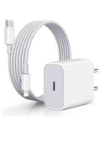 Cargador 20w Usb-c Power Adapter Usb-c To Lightning Cable - Blanco - Ver 4