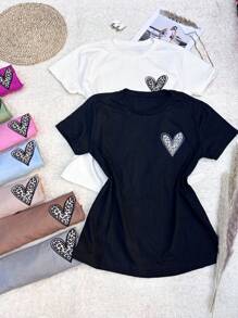 Women T-Shirts - màu đen - Xem 1