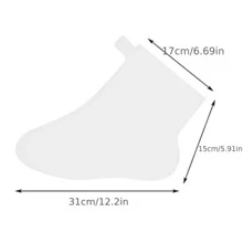 100個一次性腳套:保持您的腳部柔軟,無裂縫! - 白色 - 查看 7