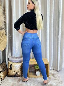 Calça Jeans Feminina Skinny Básica Linha Premium