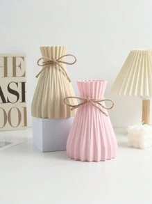 1pc Plastic Flower Vase, Unbreakable Vases Creative Home Decoration For Wedding Party Festival, Decorations, Gifts, Home Decor, Halloween Decor, Decorations, Kitchen Decor Birthday Graduation Back To School Room Decor School Supplies Glass Vase