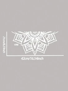 Sticker bên ngoài Nhãn dán xe - trắng - Xem 3