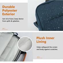 VALUEWIN BlueColor MiniMalist Fashion DesignTablet Case Compatible With Samsung Galaxy Tab S6 Lite Galaxy Tab S7 IPad Pro 11/IPad 9.7 9-11Inch Tablet Shoulder Bag Carrying Case Storage, Laptop Bag, For Travel, Camping, Fishing Classroom Laptop Bags Classroom Bags Teacher Storage Bags Classroom Organizer Bags - Blue - View 5