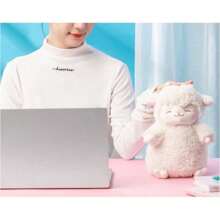 Miniso Sheepie Standing Plush Toy (Warm White) - White - View 4