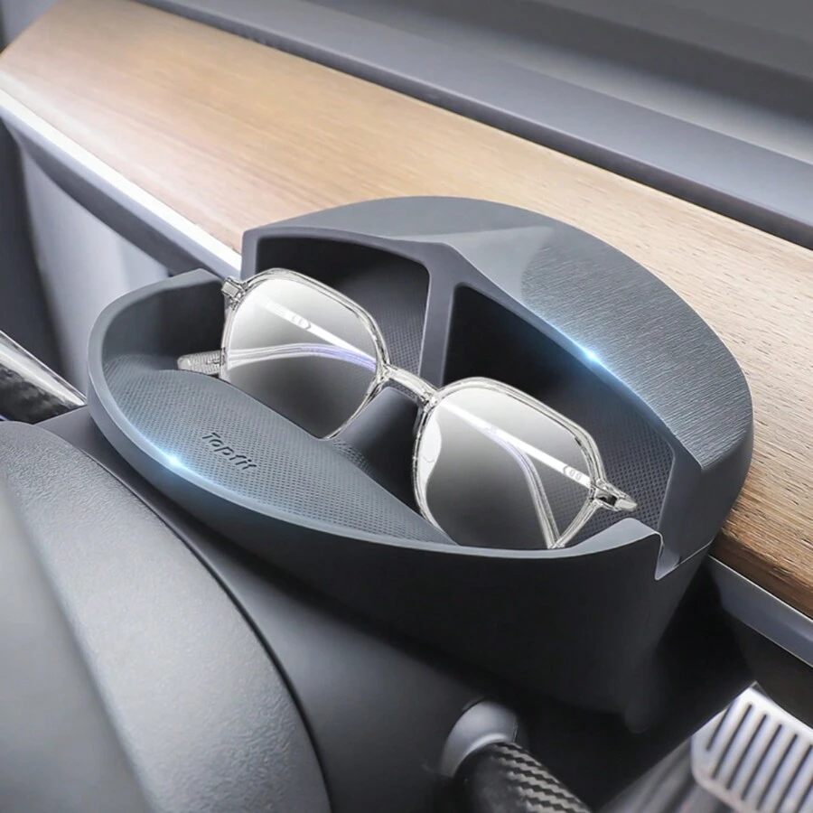 汽車方向盤儲物盒 - 黑色 - 查看 1