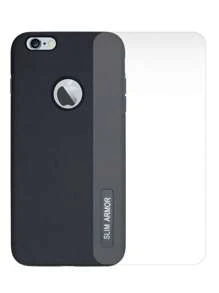 New Case Rugged Use Case For IPhone 6 Plus + Mica - 黑色 - 查看 1