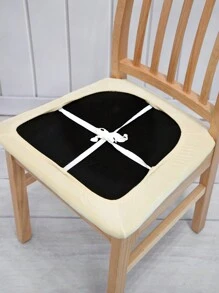 1入組素色彈力椅座套 - 米色 - 查看 5