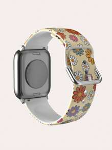 1 Peça Pulseira de Relógio em TPU com Estampa Floral Fofa e Colorida, Compatível com Ultra/SE/Série 10/9/8/7/6/5/4/3/2/1, 38/40/41/42/44/45/46/49mm