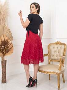 Women Skirts - Rojo - Ver 2