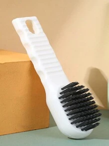 1 件白色和绿色液体刷，绿色透明盖多功能液体分配器刷，鞋刷，布刷，家用软毛鞋刷，刷子样式随机 - 白色 - 查看 6