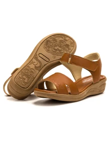 MR TRY SHOES Women Flat Sandals - 芥末黃 - 查看 2