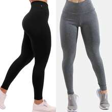 Kit 2 Calças Legging Feminina Academia Suplex