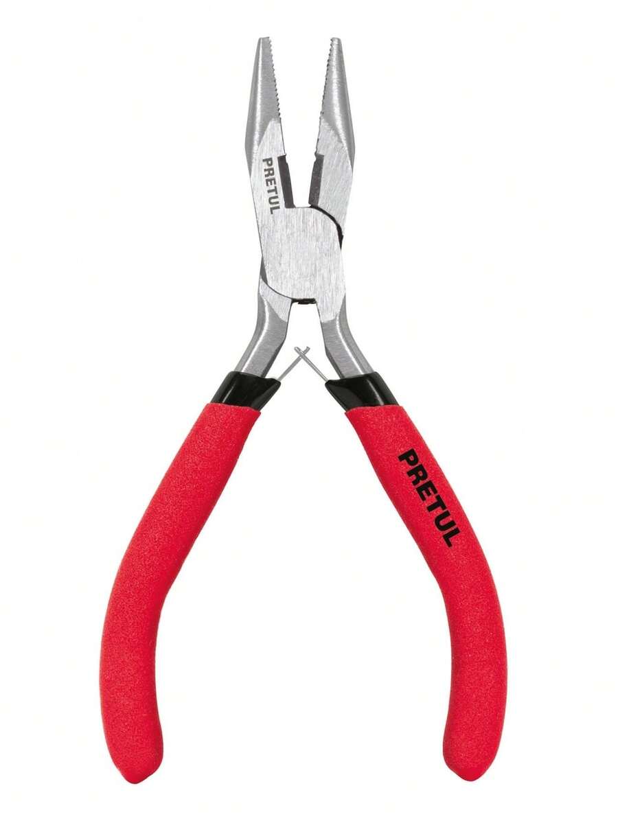 Pinza Miniatura Punta Y De Corte 4 Pretul PMP-PU4 - Rojo - Ver 1