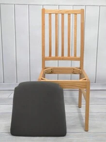 1/4/6/8/10 PCS Plain Elastic Chair Cushion Cover