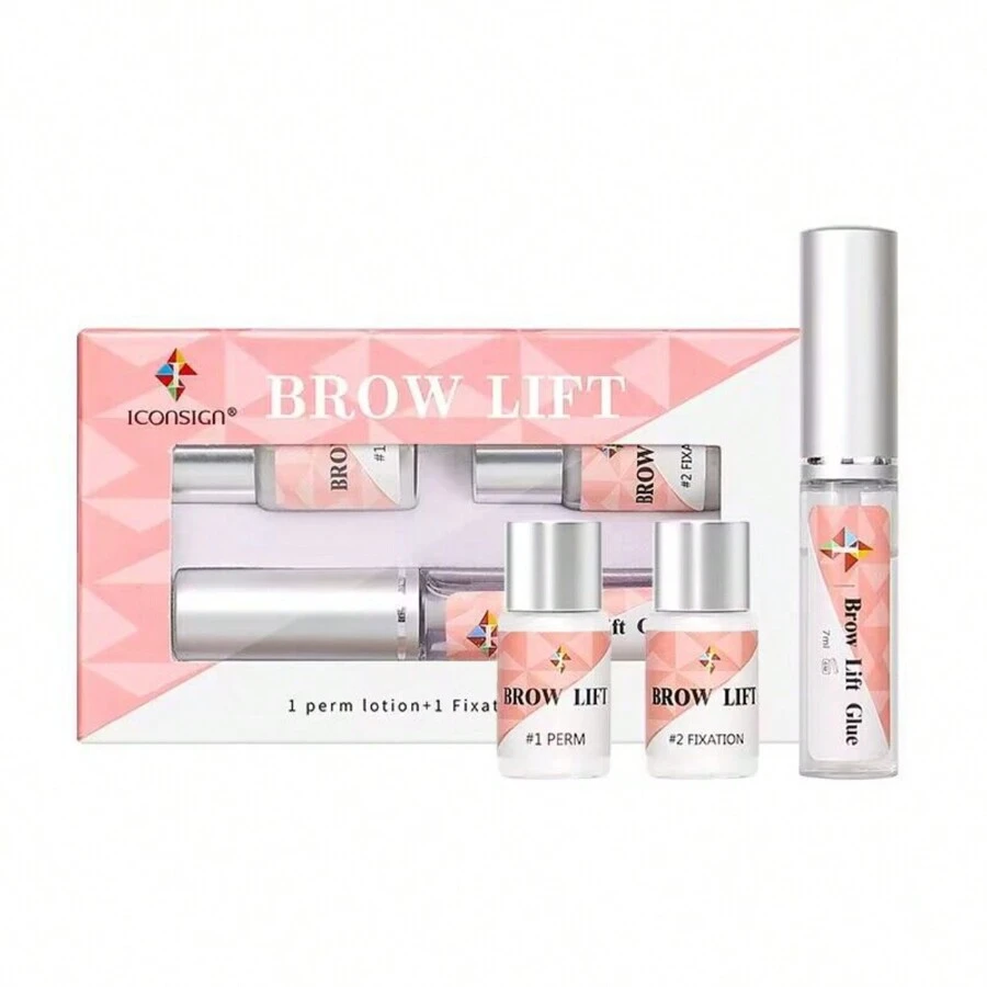 Kit Planchado Y Laminado De Cejas - Rosa - Ver 1