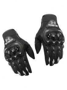 Motorcycle Gloves; Anti-Slip And Sensory Protection For Any Activity. - Grey - View 3