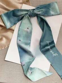 8 件女士蝴蝶结发带、围巾、头带、领带头巾、春季丝带蝴蝶结围巾和优雅头巾头带吸汗带、蝴蝶结配饰、学校用品、学院、头带秋冬发带发饰女士度假装 - 彩色 - 查看 4