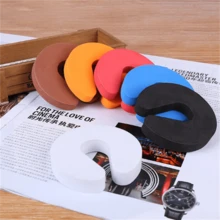 1 Pieza Protector De Puerta Para La Mano Sólido De Color Eva Antipellizco - Blanco y Negro - Ver 7