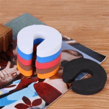 1 Pieza Protector De Puerta Para La Mano Sólido De Color Eva Antipellizco - Blanco y Negro - Ver 8